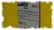 Weta 4.4 - Typenschild